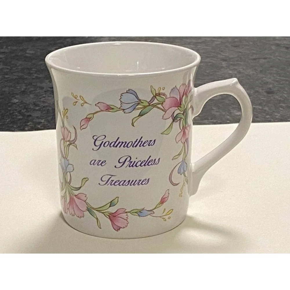Russ Berrie Godmothers Are Priceless Treasures Coffee Cup Mug‎